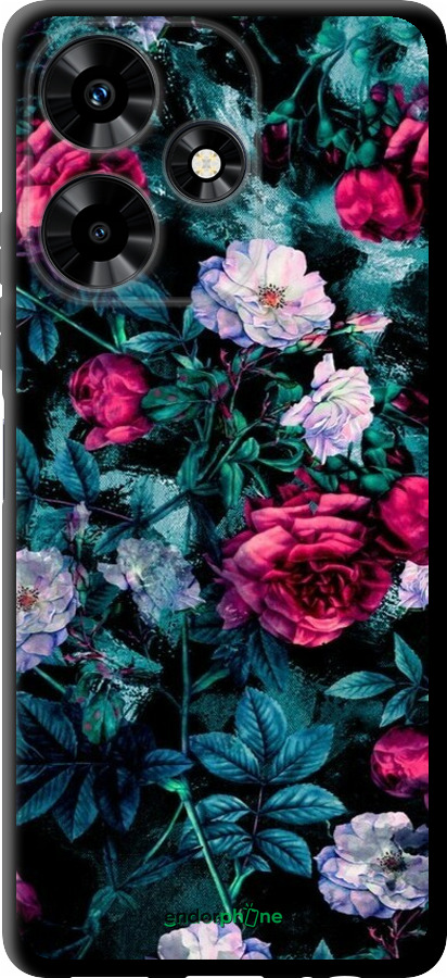 TPU чехол Сад та троянди для Infinix Hot 30 - 6483b-3046 изображение 