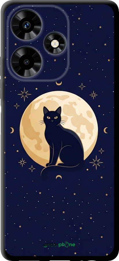 TPU чехол Cute Cat Celestial/Witchy для Infinix Hot 30 - 6787b-3046 изображение 