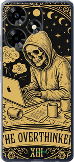 Силіконовий чохол 'The Overthinker' для Infinix Hot 30 зображення 1