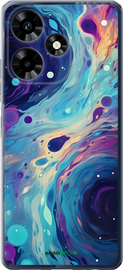 Силиконовый чехол Арт акварель для Infinix Hot 30 - 6329u-3046 изображение 
