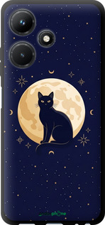 TPU чехол Cute Cat Celestial/Witchy для Infinix Hot 30i - 6787b-3045 изображение 