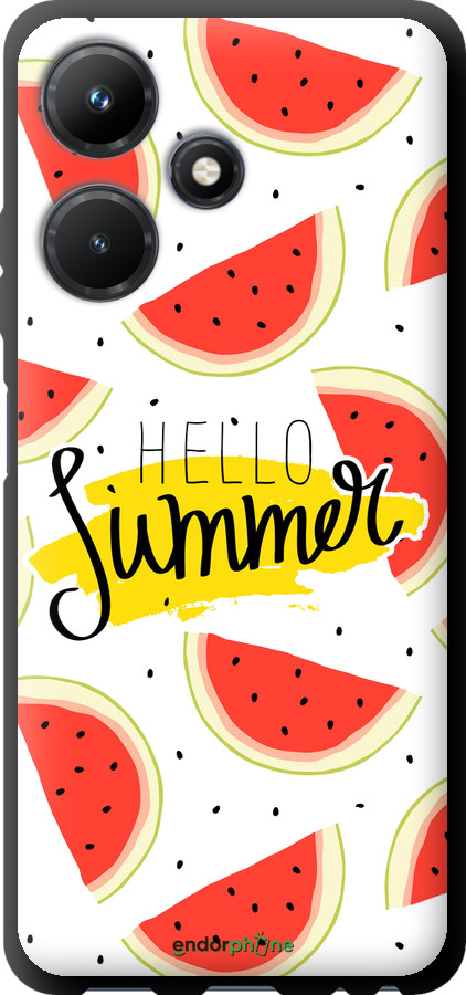 TPU чехол Hello Summer для Infinix Hot 30i - 4356b-3045 изображение 