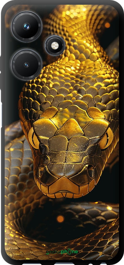 TPU чехол Golden snake для Infinix Hot 30i - 6072b-3045 изображение 