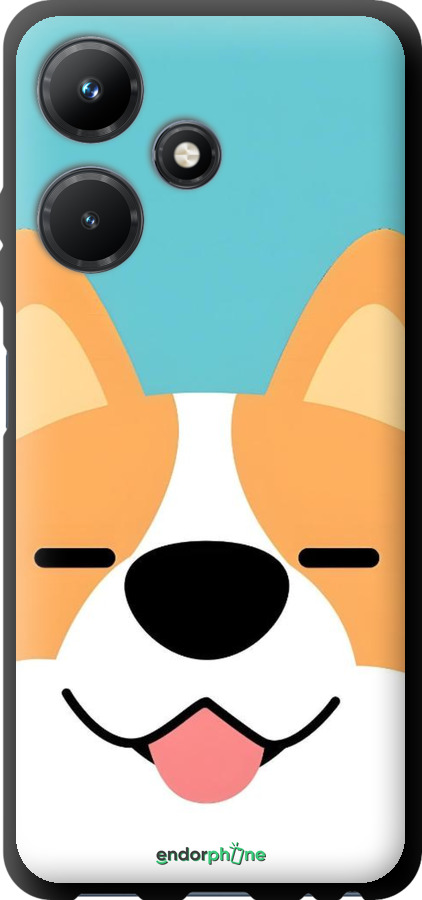 TPU чехол Корги для Infinix Hot 30i - 6280b-3045 изображение 