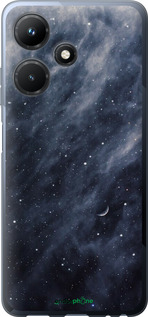 Силіконовий чехол Сині хмари, Синій місяць для Infinix Hot 30i - 6398u-3045 изображение 
