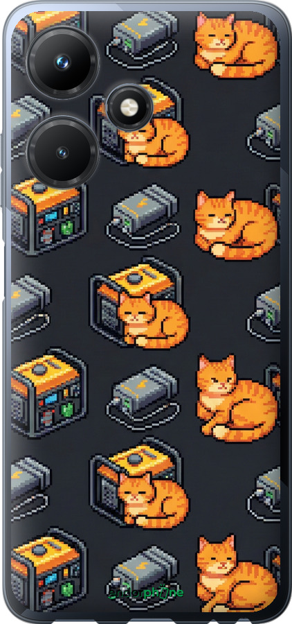 Силиконовый чехол Autonomous Zone для Infinix Hot 30i - 6771u-3045 изображение 