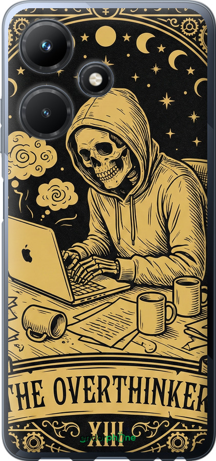 Силиконовый чехол The Overthinker для Infinix Hot 30i - 6774u-3045 изображение 