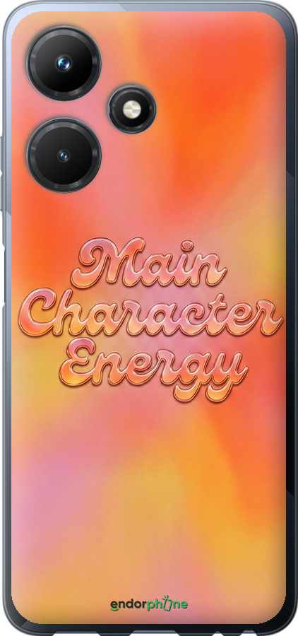 Силиконовый чехол Aura Gradient Main Character Energy Aesthetic Y2K для Infinix Hot 30i - 6783u-3045 изображение 