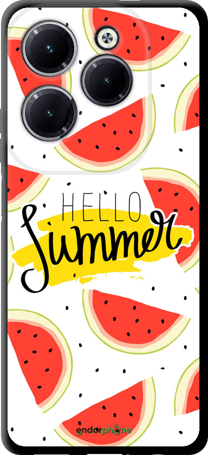 TPU чехол Hello Summer для Infinix Hot 40 - 4356b-3503 изображение 