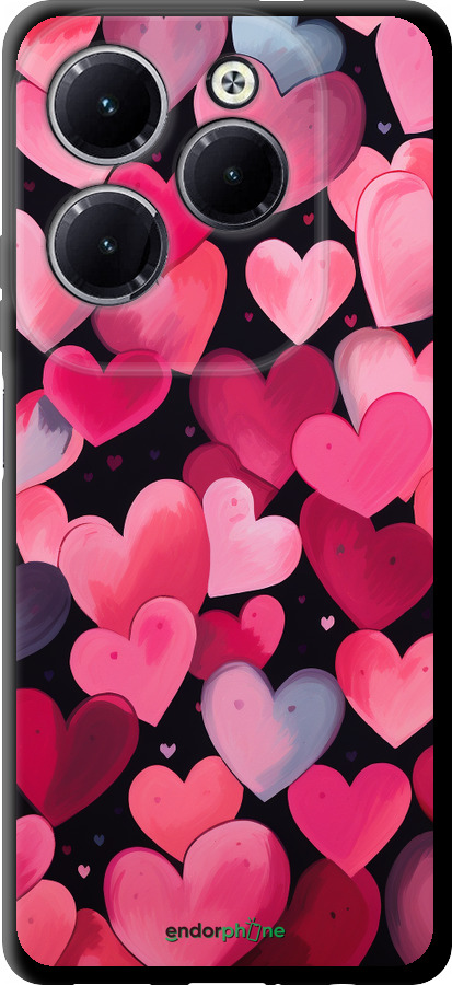 TPU чехол Сердечка 4 для Infinix Hot 40 - 5662b-3503 изображение 