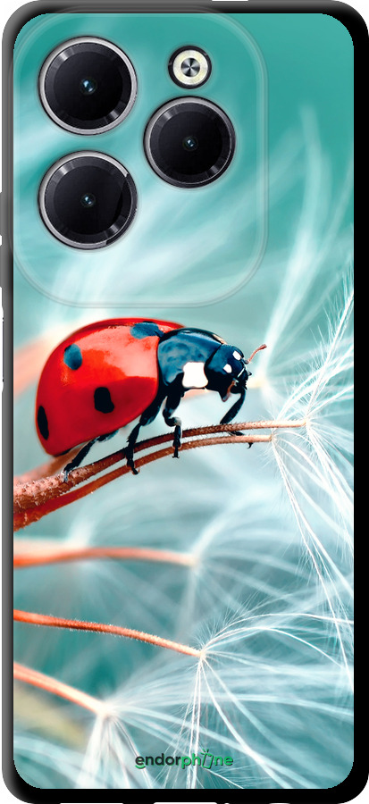 TPU чехол Божья коровка для Infinix Hot 40 Pro - 6049b-3736 изображение 