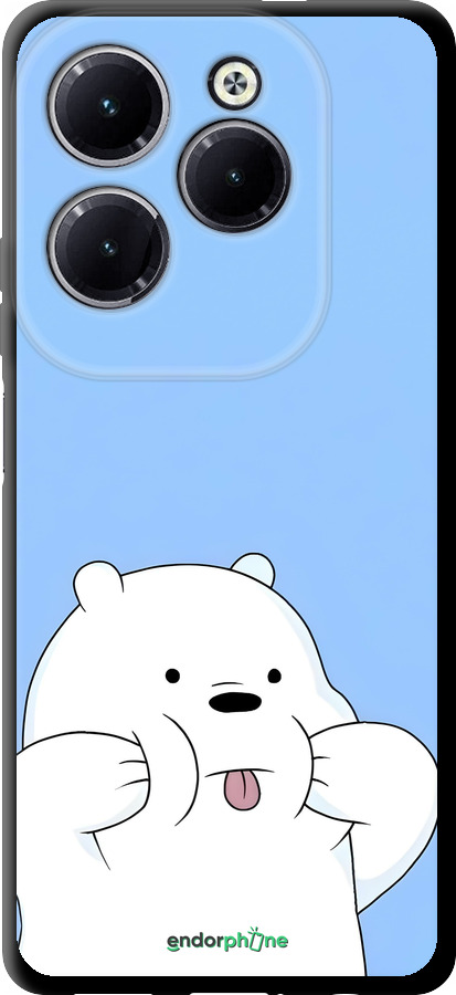 TPU чехол Милый мишка для Infinix Hot 40 - 6357b-3503 изображение 