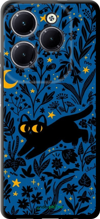 TPU чехол Летняя ночь для Infinix Hot 40 Pro - 6472b-3736 изображение 