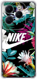 Силіконовий протиударний с посиленими кутами чехол Nike для Infinix Hot 40 Pro - 6378sp-3736 изображение 