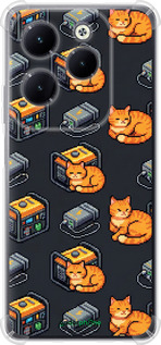 Силіконовий протиударний с посиленими кутами чехол Autonomous Zone для Infinix Hot 40 Pro - 6771sp-3736 изображение 