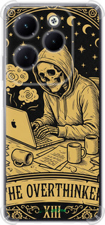 Силіконовий протиударний с посиленими кутами чехол The Overthinker для Infinix Hot 40 - 6774sp-3503 изображение 