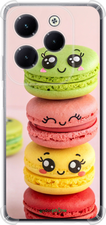 Силикон с усиленными углами чехол Печенье для Infinix Hot 40 Pro - 6693sp-3736 изображение 