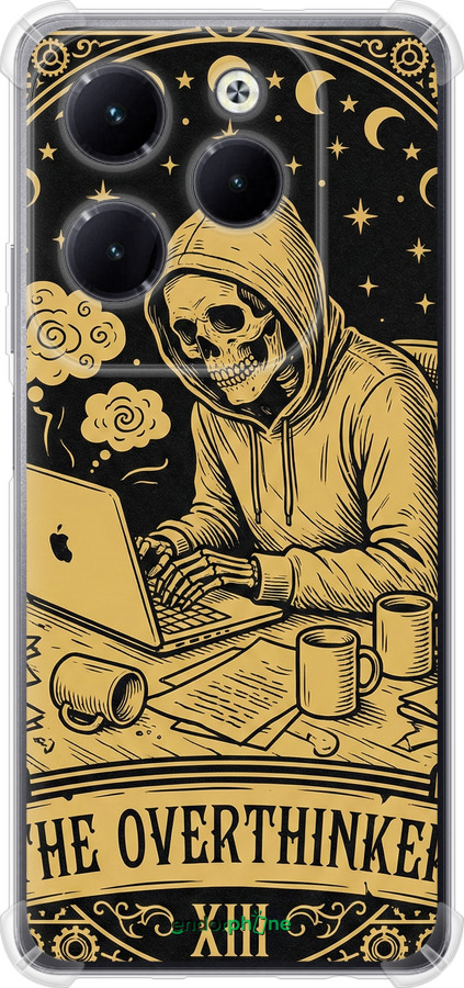 Силіконовий протиударний с посиленими кутами чехол The Overthinker для Infinix Hot 40 - 6774sp-3503 изображение 