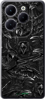 Силіконовий чехол Вороня лють для Infinix Hot 40 Pro - 6474u-3736 изображение 