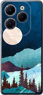 Силіконовий чехол Гірська ідилія нічний краєвид для Infinix Hot 40 - 6488u-3503 изображение 