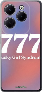 Силиконовый чехол 'Aesthetic Aura Gradient 777 Lucky Energy' для Infinix Hot 40 Pro изображение 5