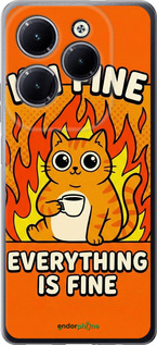 Силіконовий чехол Funny Cat для Infinix Hot 40 - 6786u-3503 изображение 