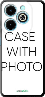 black TPU case case 'Photo case' for Infinix Hot 40i image 1