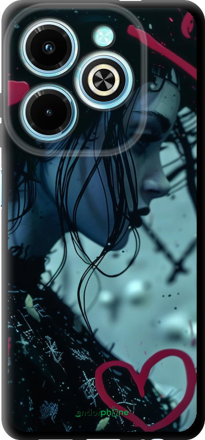 TPU чехол XO Love v2 для Infinix Hot 40i - 6057b-3504 изображение 