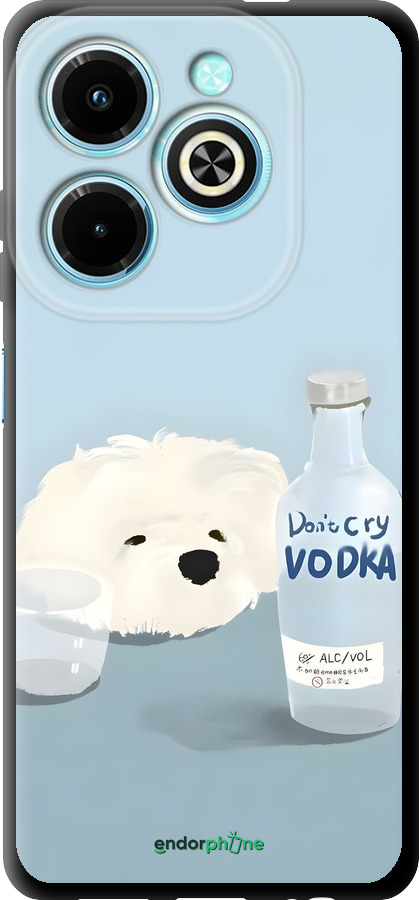 TPU чехол Пес водка для Infinix Hot 40i - 6368b-3504 изображение 