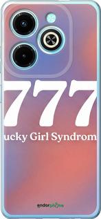 Силиконовый чехол 'Aesthetic Aura Gradient 777 Lucky Energy' для Infinix Hot 40i изображение 5