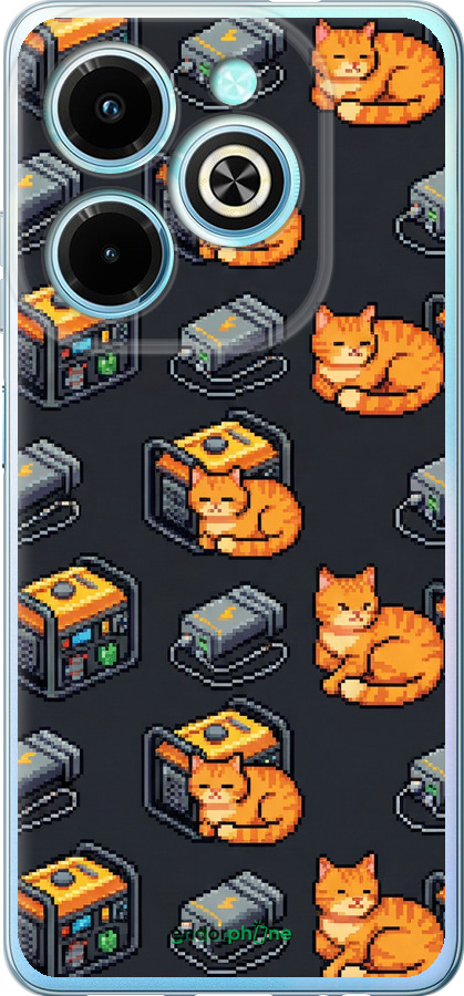 Силиконовый чехол Autonomous Zone для Infinix Hot 40i - 6771u-3504 изображение 