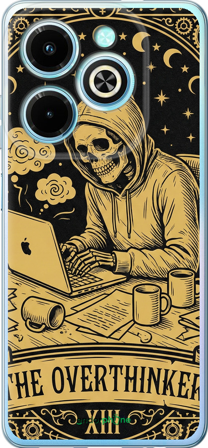 Силіконовий чехол The Overthinker для Infinix Hot 40i - 6774u-3504 изображение 