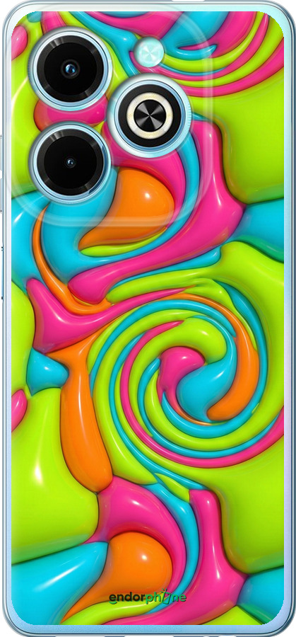 Силіконовий чехол Y2K Jelly Dream для Infinix Hot 40i - 6780u-3504 изображение 