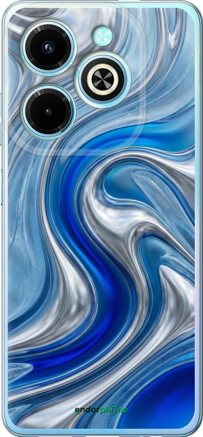 Силіконовий чехол Liquid Chrome для Infinix Hot 40i - 6781u-3504 изображение 