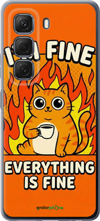 Силиконовый чехол 'Funny Cat' для Infinix Hot 50 4G изображение 5