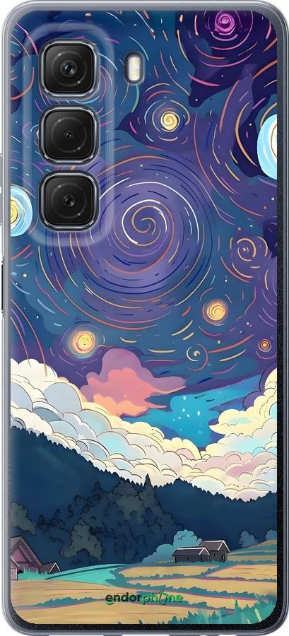 Силіконовий чехол Креативний арт для Infinix Hot 50 4G - 6322u-3820 изображение 