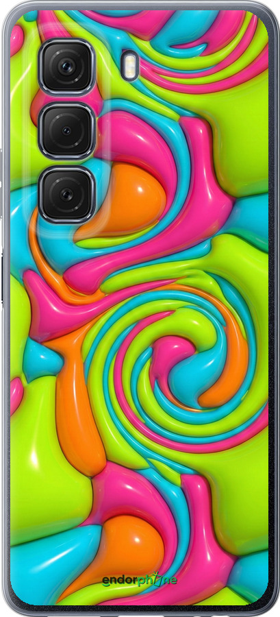 Силіконовий чехол Y2K Jelly Dream для Infinix Hot 50 4G - 6780u-3820 изображение 