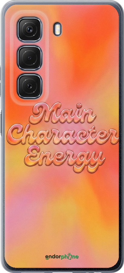 Силиконовый чехол Aura Gradient Main Character Energy Aesthetic Y2K для Infinix Hot 50 4G - 6783u-3820 изображение 