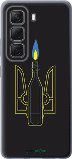 Силиконовый чехол Коктейль Молотова для Infinix Hot 50 5G - 1044u-3795 изображение 