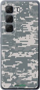 Силиконовый чехол Камуфляж для Infinix Hot 50 5G - 1085u-3795 изображение 