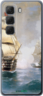 Силиконовый чехол Айвазовский. Корабли для Infinix Hot 50 5G - 160u-3795 изображение 