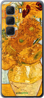 Силиконовый чехол Винсент Ван Гог. Подсолнухи для Infinix Hot 50 5G - 162u-3795 изображение 