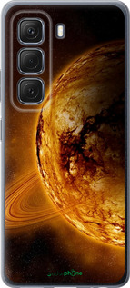 Силиконовый чехол Жёлтый Сатурн для Infinix Hot 50 5G - 170u-3795 изображение 