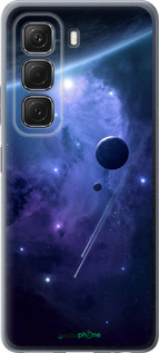 Силиконовый чехол Планеты в синем космосе для Infinix Hot 50 5G - 171u-3795 изображение 