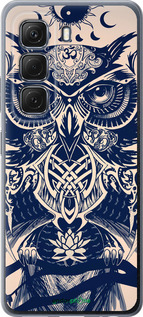 Силиконовый чехол Узорчатая сова для Infinix Hot 50 5G - 4000u-3795 изображение 