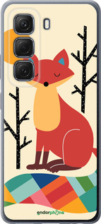 Силиконовый чехол Rainbow fox для Infinix Hot 50 5G - 4010u-3795 изображение 