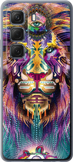 Силиконовый чехол Люминесцентный лев для Infinix Hot 50 5G - 4037u-3795 изображение 