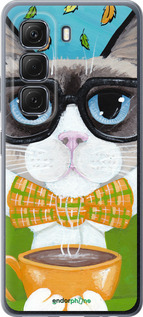 Силиконовый чехол Cat&Coffee для Infinix Hot 50 5G - 4053u-3795 изображение 