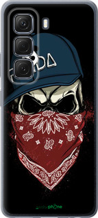 Силиконовый чехол Череп в кепке для Infinix Hot 50 5G - 4127u-3795 изображение 