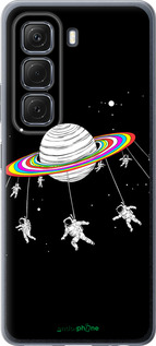 Силиконовый чехол Лунная карусель для Infinix Hot 50 5G - 4136u-3795 изображение 